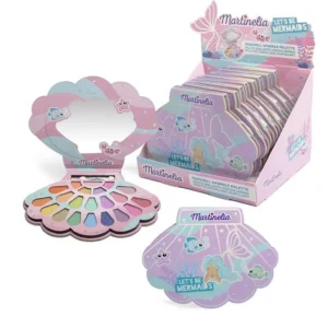 LM-85437 Martinelia Let’s Be Mermaids Shell Eyeshadow Palette Παιδική Παλέτα Σκιών 21colours Ηλικίες 3+