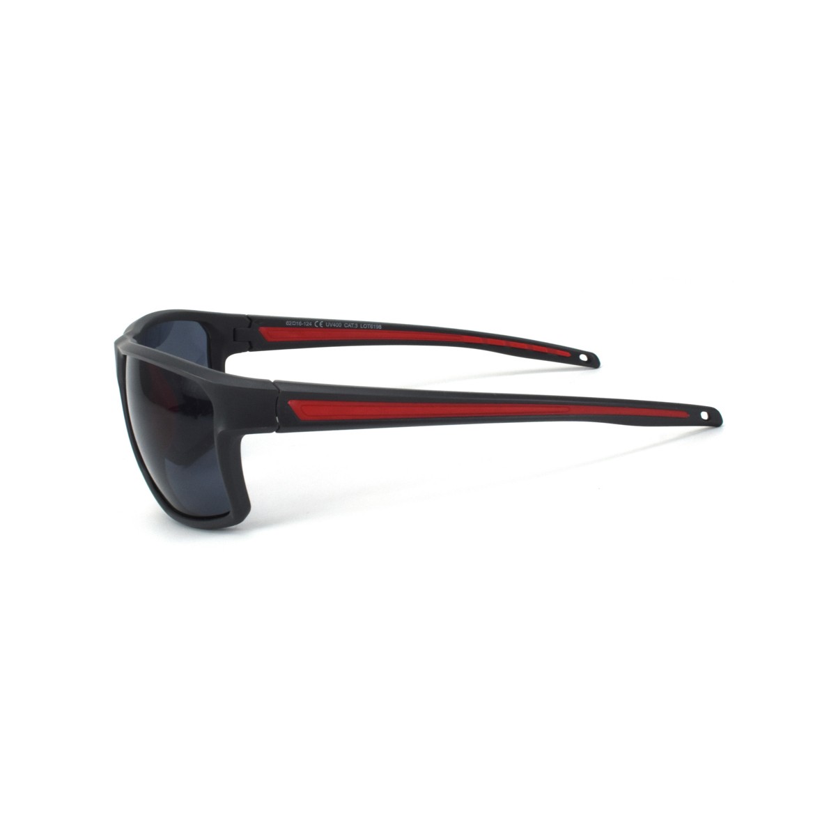 6016 C1 Black Red- Γυαλία Ηλίου UV400 - Image 3